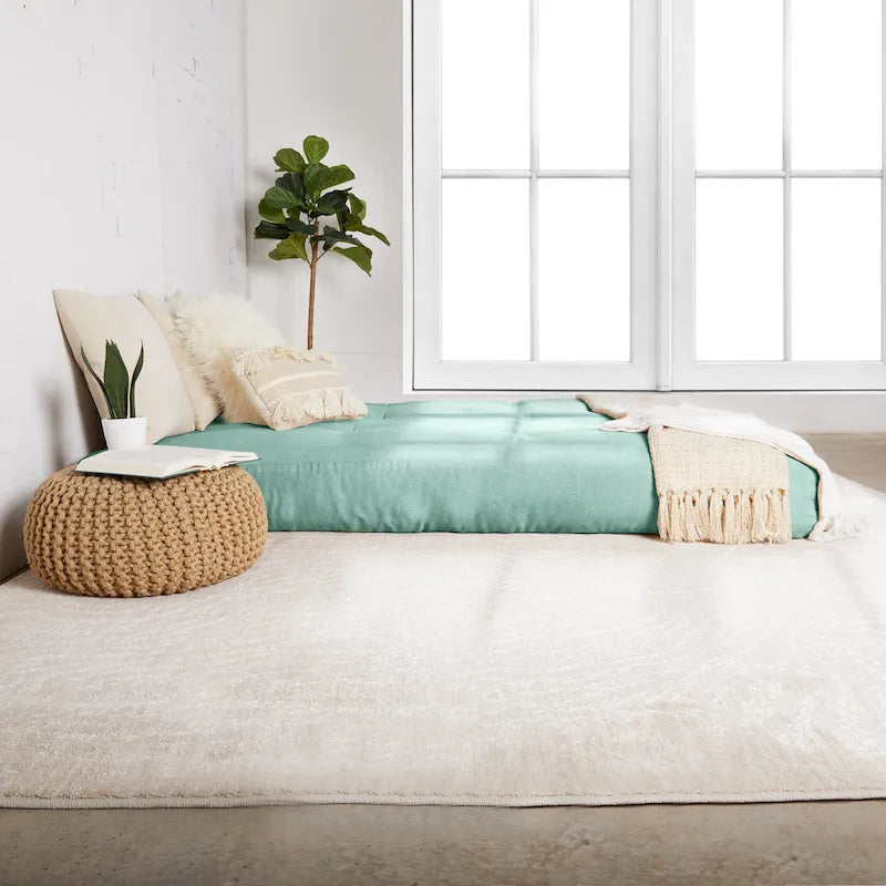 Matelas futon de sol japonais tufté de 6 pouces Grand format Plusieurs couleurs