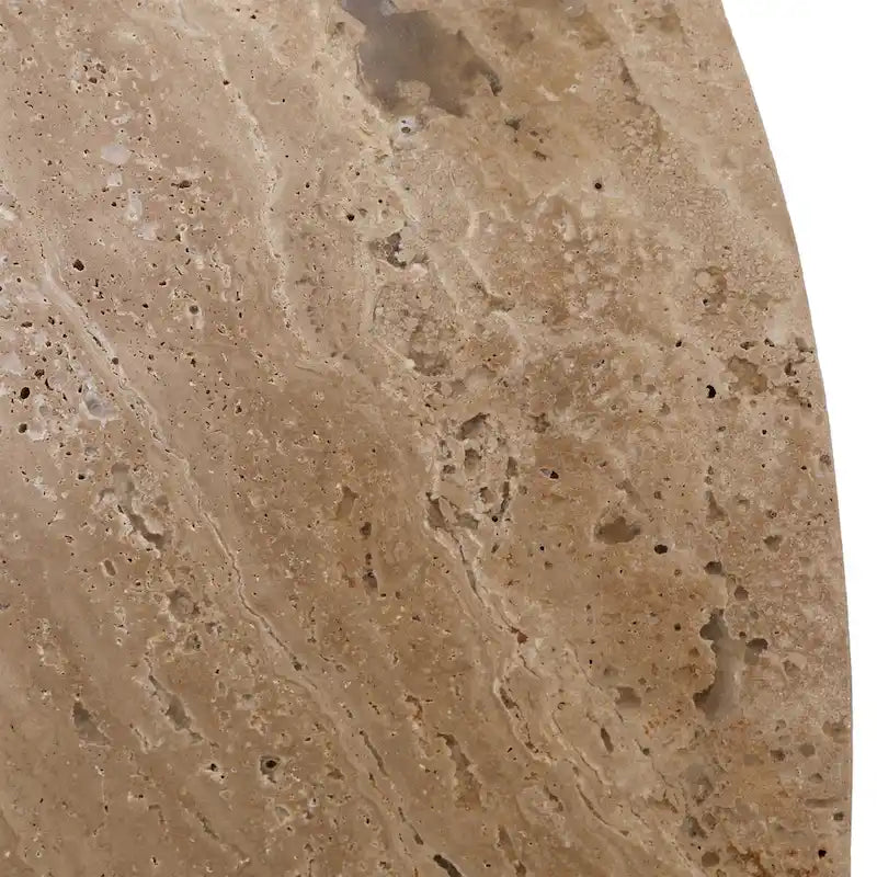 Table de bistrot Maple Stone, Naturel